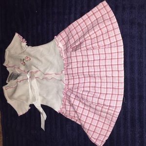 Youngland white and pink dress. 4T